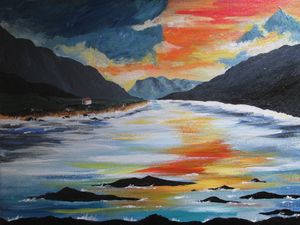 Dynamic Sunset at Ben Alder