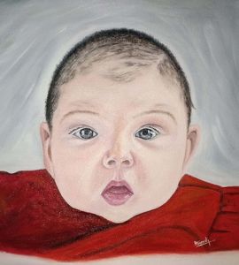 Baby portrait - Anandi's Art Gallery