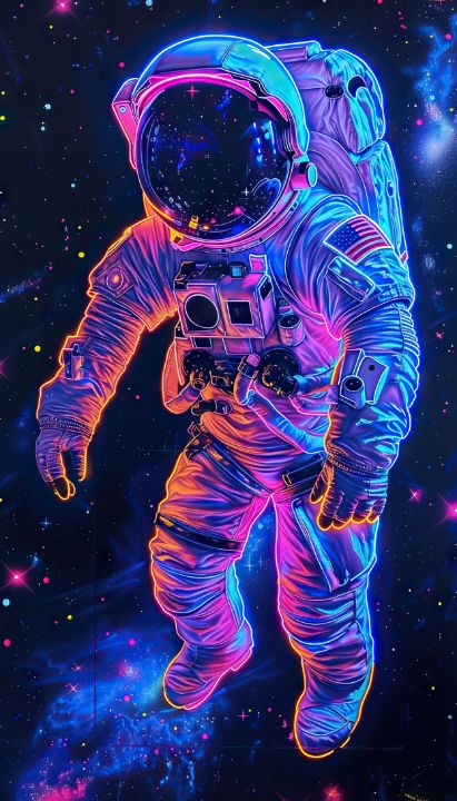 astronaut in galaxy - samjad designs - Digital Art & AI, Astronomy ...