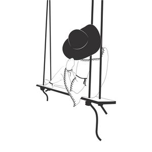 Swinging lady