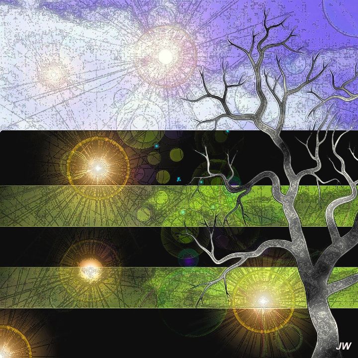 Tree Art Studio 99 Paintings & Prints, Abstract, Collage ArtPal