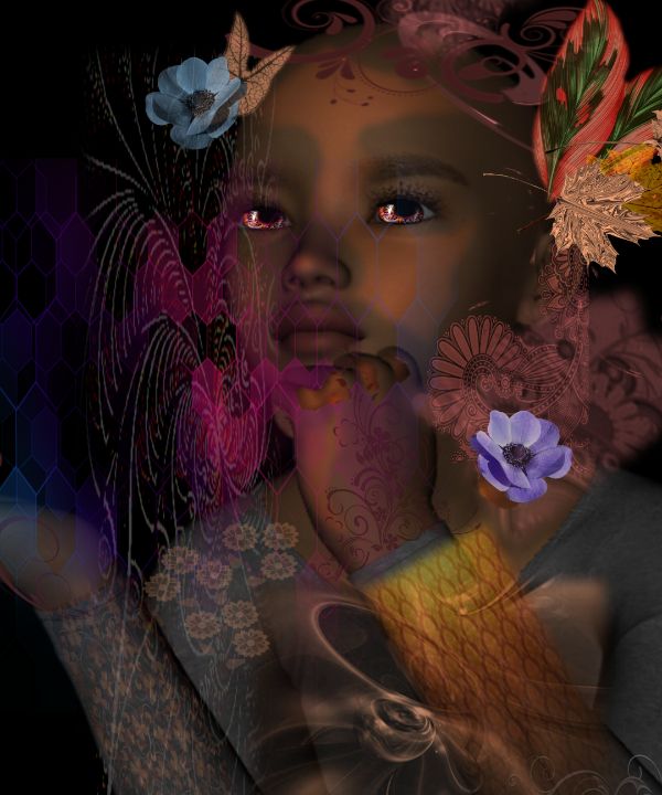 Brown Eyed Girl - Trish Brown - Digital Art, People & Figures, Female ...