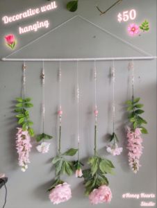 Pink Decorative Wall Hanging
