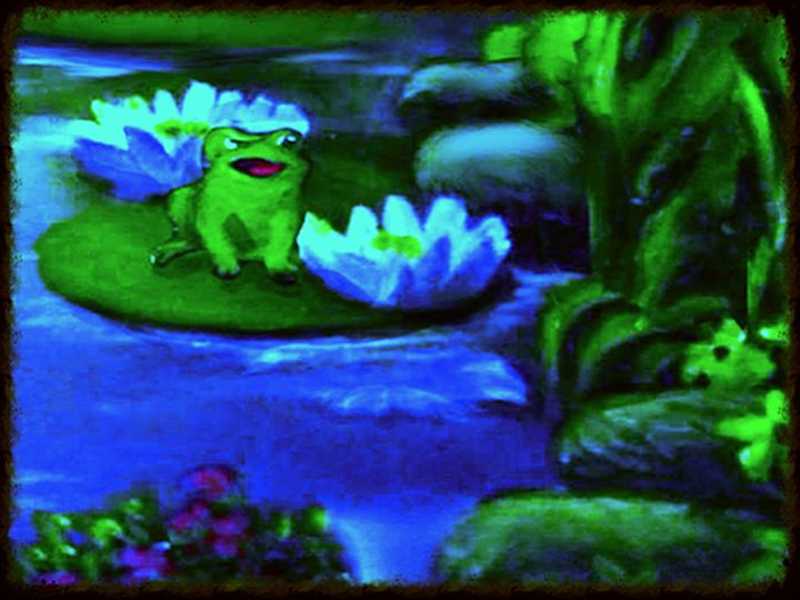 Frog In Pond - Lourdes Devers Clemente