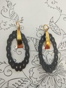 Earrings "Rorschach" #1 - Sara Shahak Jewelry