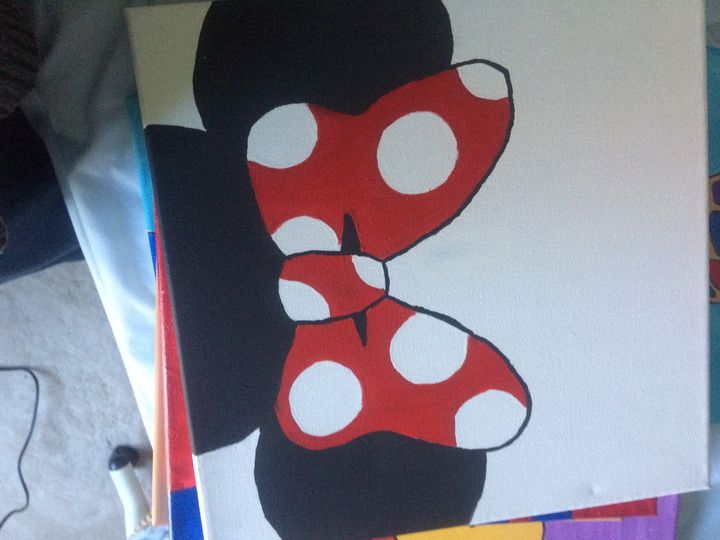 Minnie the Mouse Painting - Amaranthine Creations