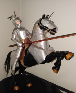 Knight In Shining Armor-With Lance - Fran's Art World an International ISO9001 Company