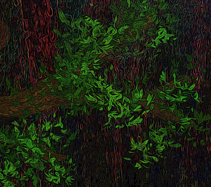 Leaves - BC Designs - Digital Art & AI, Abstract, Landscape - ArtPal