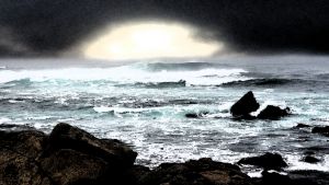 Waves at Spanish Bay