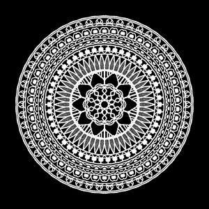 Black and White Mandala