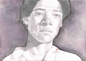 Portrait of Jean-Michel Basquiat