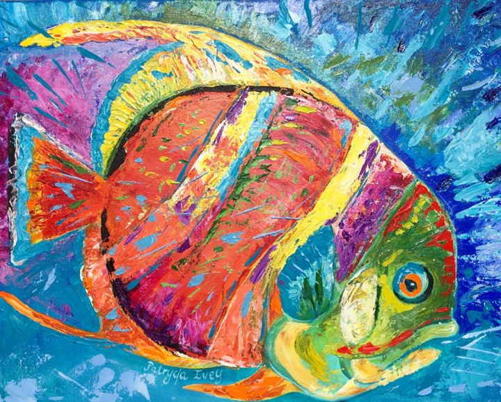 Fish - Patrycja Hauer-Ivey - Paintings & Prints, Animals, Birds, & Fish ...