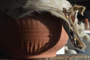 Elk Hide Drum - ArtFromTheHeartByMaryLue