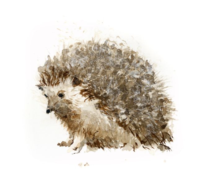 Wee Hedgehog - Grumpy Porcupine Art (Art W Healing Personalities)