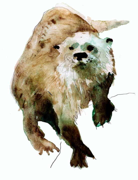 Otter - Grumpy Porcupine Art (Art W Healing Personalities)