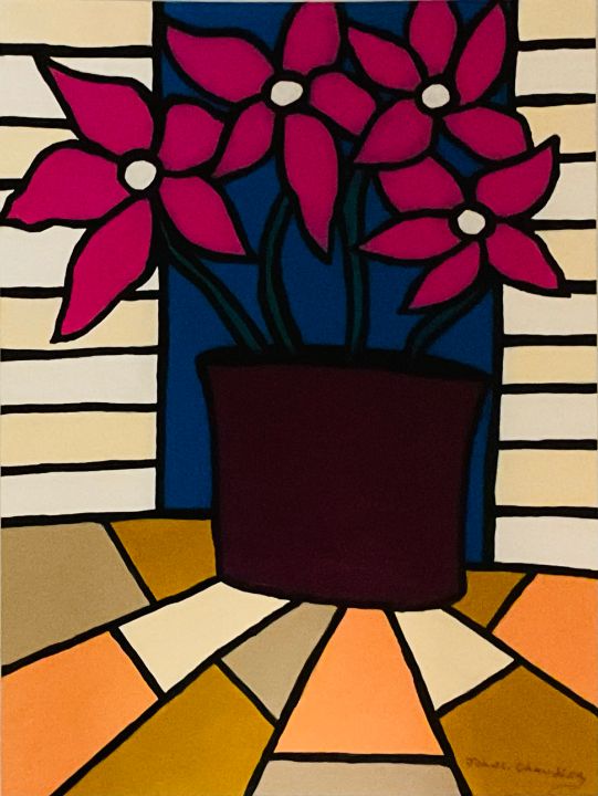Art Nouveau Art Deco Flowers - John L. Chandler - Paintings & Prints,  Flowers, Plants, & Trees, Flowers, Other Flowers - ArtPal