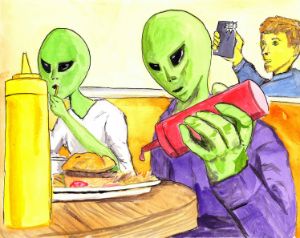 Aliens at the Diner