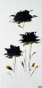 Black flowers