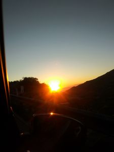 Sunset in the Mountains