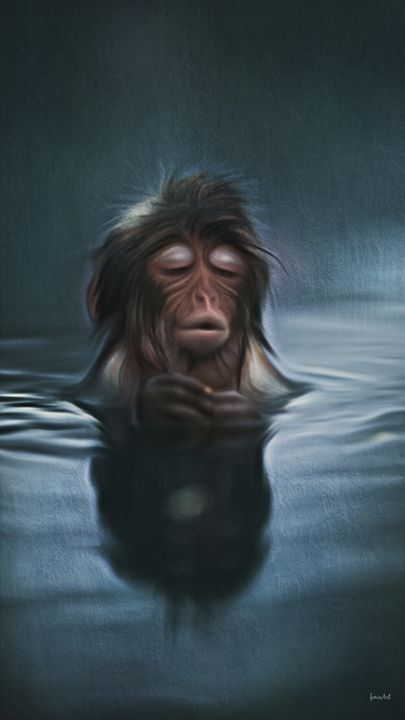 Cute Monkey - Mohit184 - Digital Art, Animals, Birds, & Fish, Other  Animals, Birds, & Fish - ArtPal