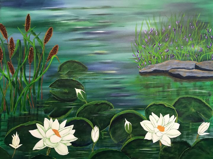 Waterlily Delight - Susie Mac Art
