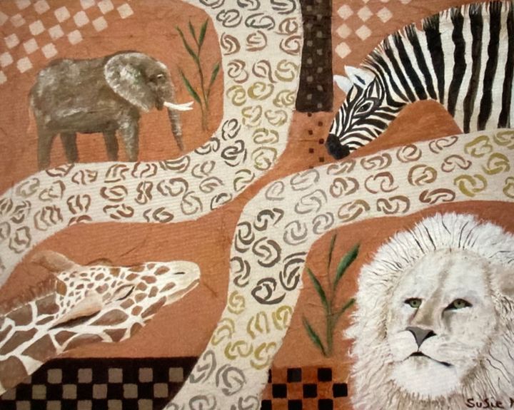 African Pathway - Susie Mac Art