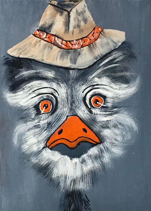 “Aussie”. The Emu - Susie Mac Art