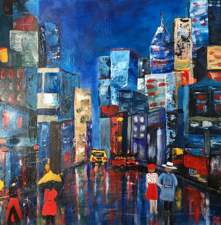 City Rain. - Susie Mac Art