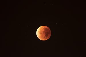 End of the total lunar eclipse of se - BRISTE