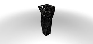 Voronoi Twisted Vase - 3DPicasso