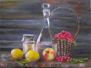 Fruits, Honey and Fruits-drink