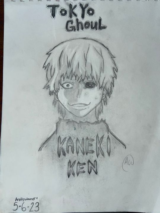 Ken Kaneki - Tokyo Ghoul #drawing #handmade : r/TokyoGhoul