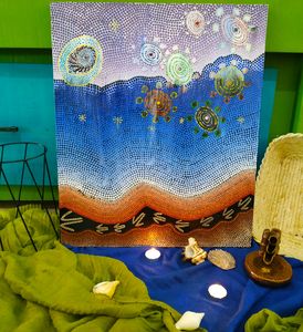Seven Sisters story Aboriginal Art