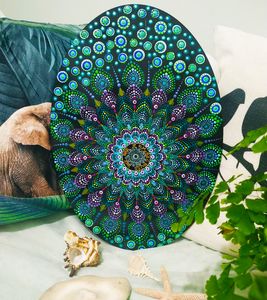 Sacred Big Mandala, Israeli Painter