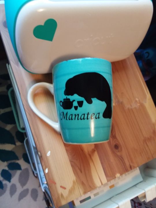 Manatee tea mug - Crazyheiferartwork