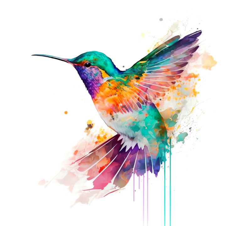 Humming bird - evra_zn - Digital Art & AI, Animals, Birds, & Fish ...