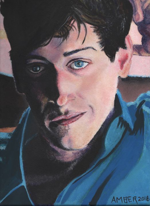 Young Man in Blue - Amber Lee Olivier