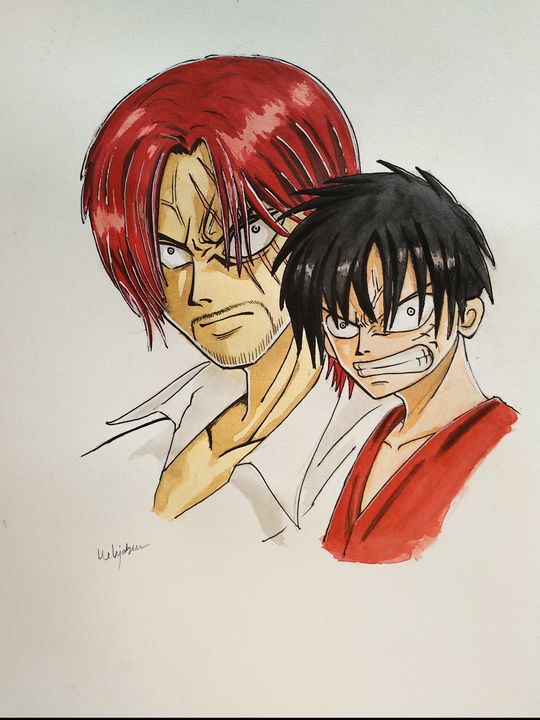 Shanks from One Piece by MsLydix on DeviantArt
