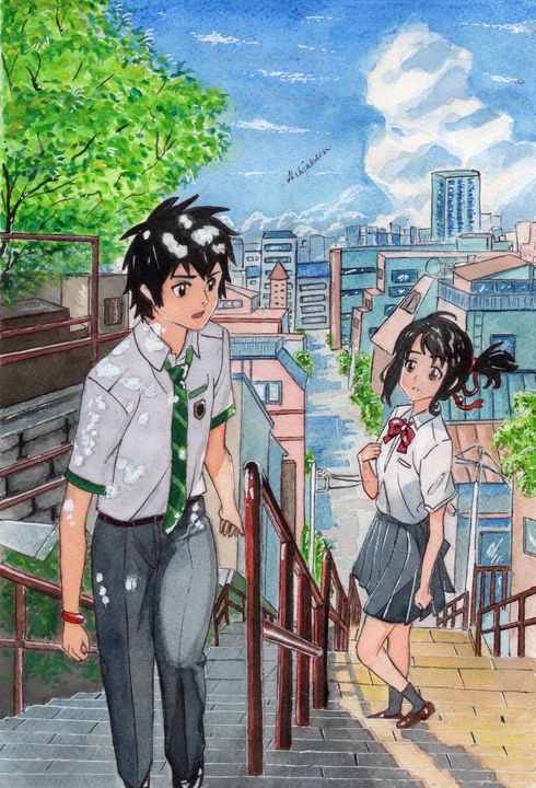 Kimi no na wa - Mehjabeen - Drawings & Illustration, Entertainment