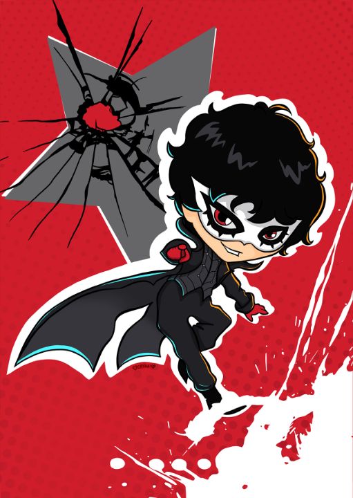 Ren Amamiya Joker Persona 5 - Chiqui Creates - Digital Art,  Entertainment, Other Entertainment - ArtPal