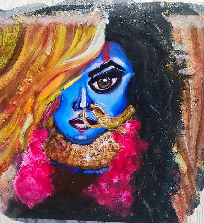 X 上的Elodie Dewaële Verma：「Jai maa Kali, Jai maa Durga. A drawing by  ViolentSensations #India #Indish #inde #art http://t.co/T9fkBzBT5n」 / X