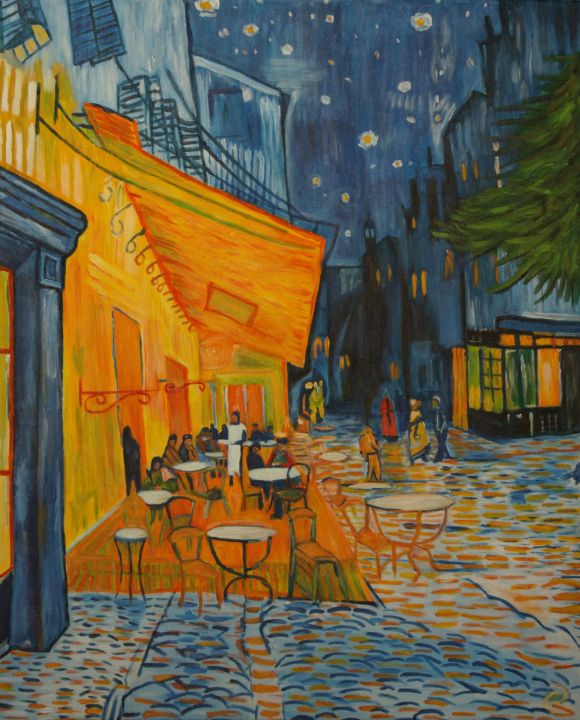Van Gogh's Cafe at Night - C for Cezanne