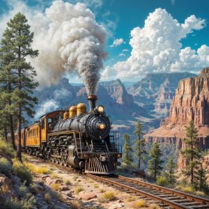 Route 66 the Great American Highway - Jaspreet Singh Art