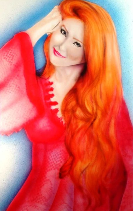 Red Haired Girl - Joseph Marquez Art