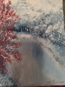 Winters water edge