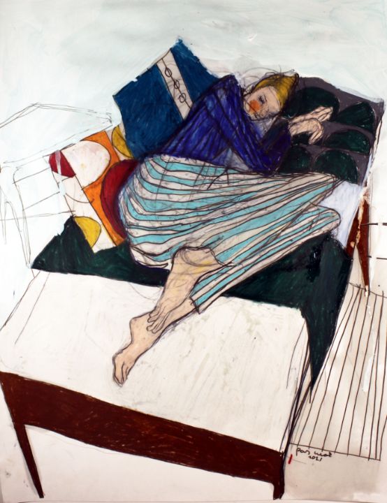 Sleeping among scandinavian cushions - Alex Pascual