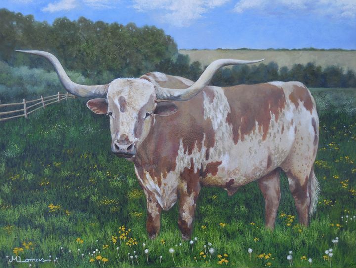 Spring Pasture - Martina Lomas - Paintings & Prints, Animals, Birds ...