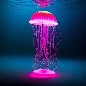 Neon Pink Jellyfish #2
