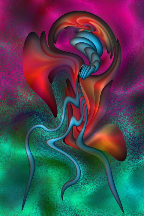 ` She Walks By ` - Gordon Stead - Digital Art & AI, Abstract, Other ...