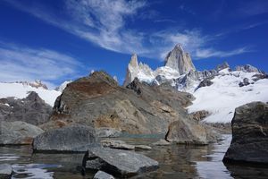 Level with Laguna de Los Tres